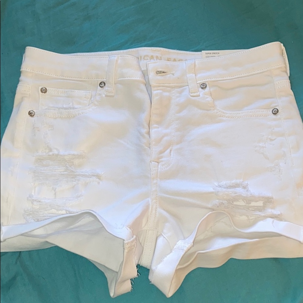 American Eagle super stretch high rise shorts